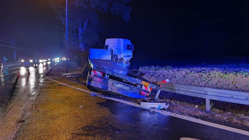 Wypadek przy zjeździe na autostradę A4 między Legnicą, a Złotoryją