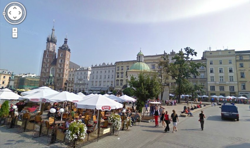 Kraków: wirtualny spacer po mieście. Street View startuje w Polsce