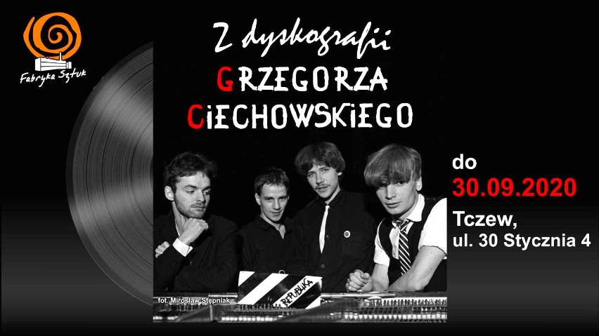 Wystawa "Z dyskografii Grzegorza Ciechowskiego" w Tczewie