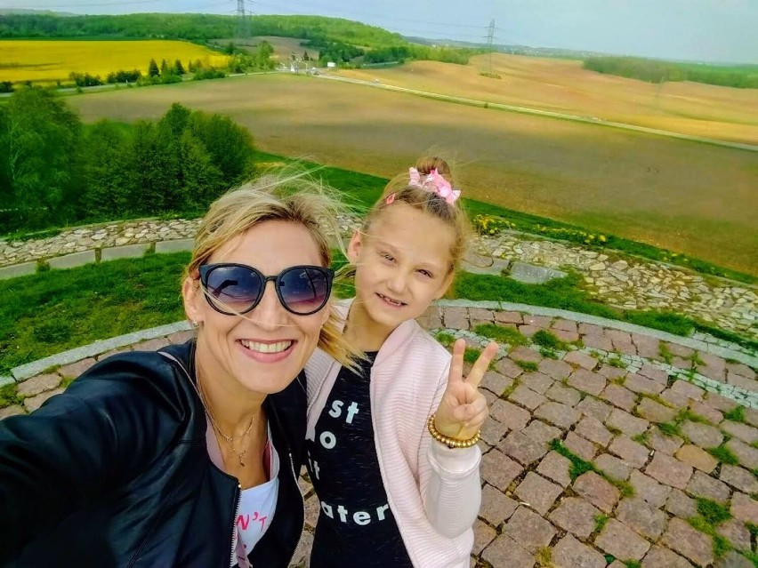 Justyna Hyla z córką Darią