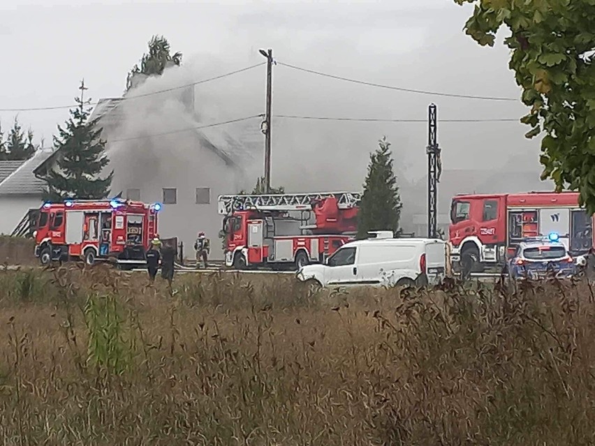 Pożar hostelu pod Warszawą. Nie żyje jedna osoba