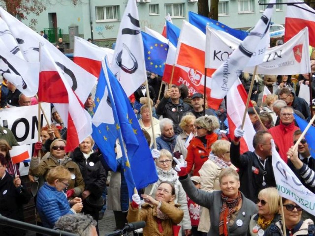 KOD: pierwsza demonstracja w Pile