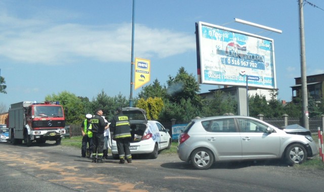 Wypadek na DK 44 w Tychach - Urbanowicach