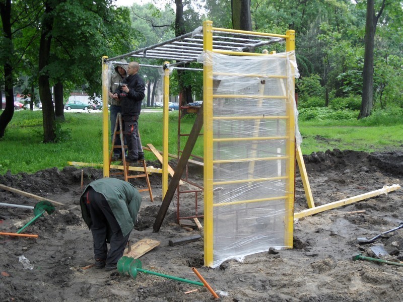 Street Workout Park będzie gotowy jutro