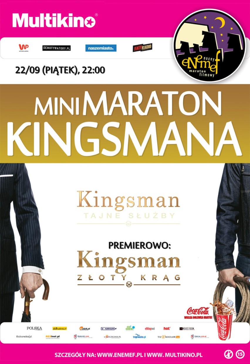 Konkurs Multikino! Wygraj bilety na ENEMEF: Minimaraton Kingsmana 