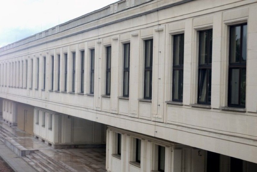 Budynek Kancelarii Senatu - widok z okna. fot. M. Janczewski