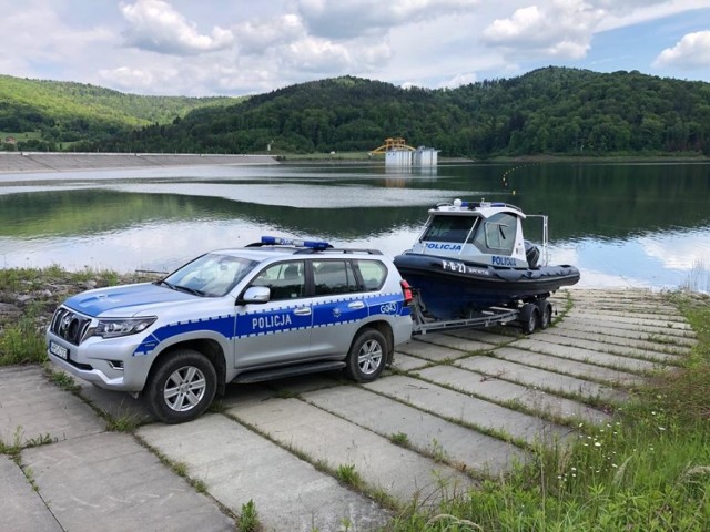 Działania policjantów na akwenach Małopolski