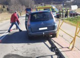 Wypadek w Sławkach w gminie Somonino. Zderzenie dwóch pojazdów