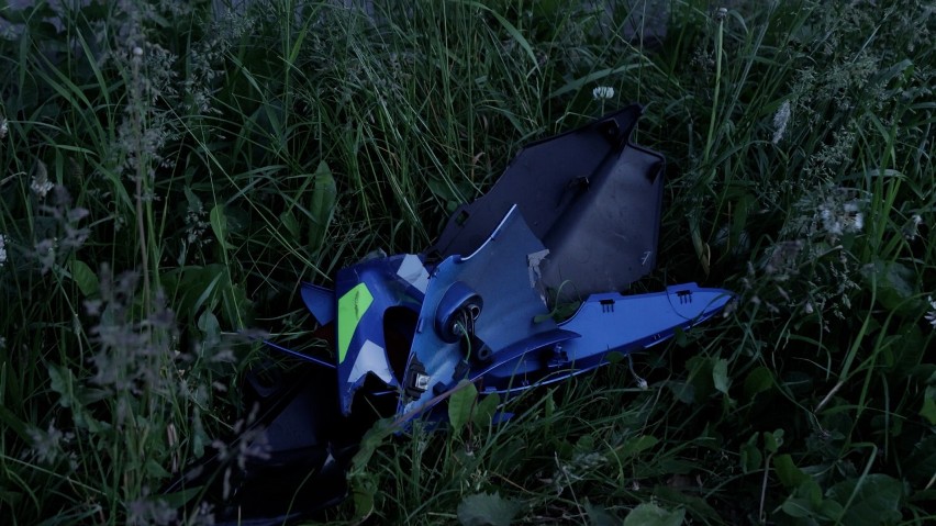 Wypadek z udziałem motocyklisty w Rzeszowie na Podwisłoczu. Zobaczcie wideo i zdjęcia z miejsca zdarzenia