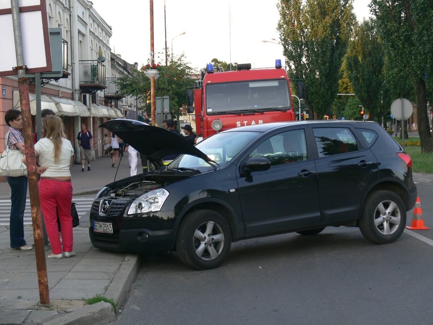 Wypadek na placu Kościuszki