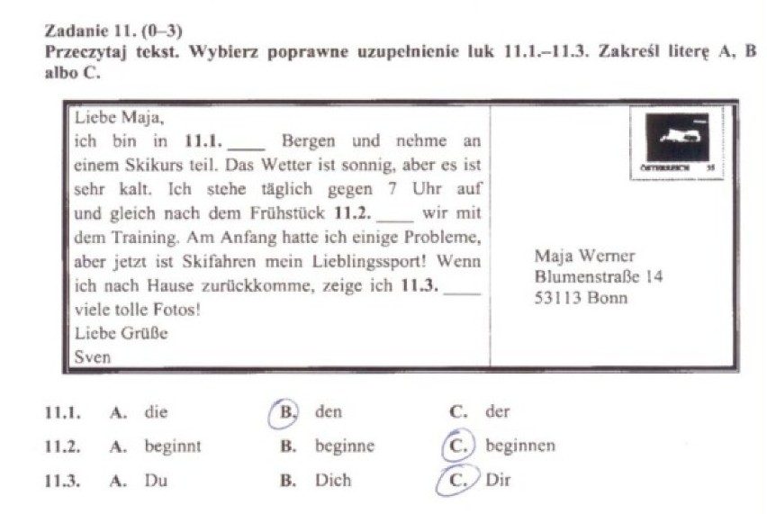 26 kwietnia gimnazjaliści napisali egzamin gimnazjalny z...