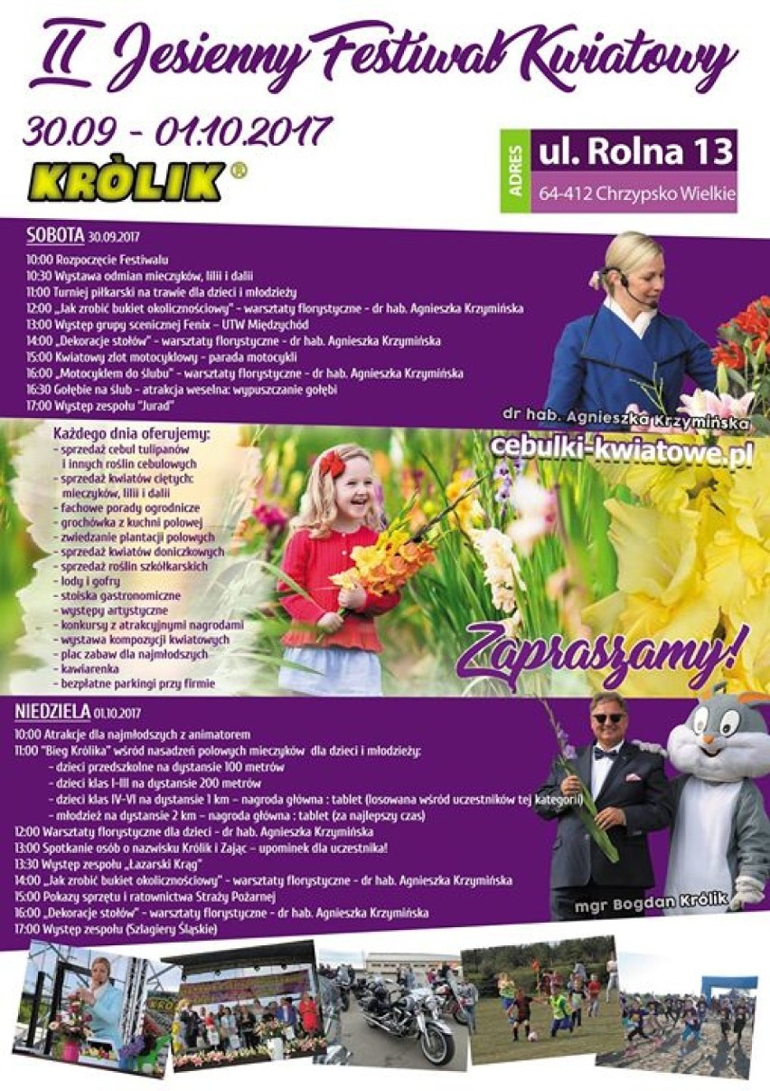 Jesienny Festiwal Kwiatowy w Chrzypsku Wielkim - zaprasza...