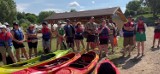 Ponad 40 osób wzięło udział w spływie kajakowym. Mieszkańcy ziemi lubawskiej płynęli rzeką Wel