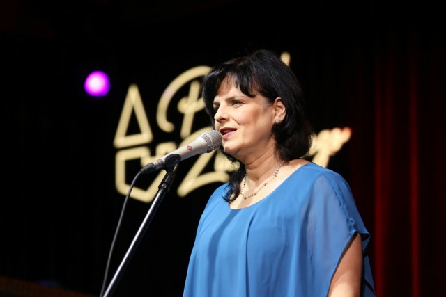 Barbara Stępniak-Wilk podczas koncertu w Pałacyku Zielińskiego w Kielcach