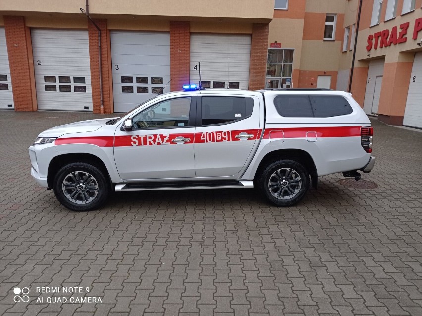 Nowy samochód specjalny ratowniczy dla Komendy Powiatowej Państwowej Straży Pożarnej w Chodzieży