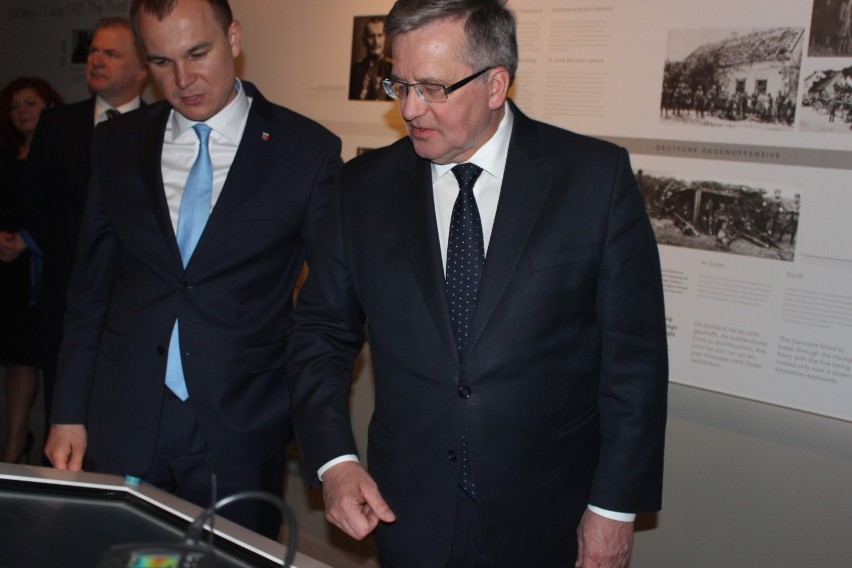 Bronisław Komorowski w Muzeum Powstań Śląskich