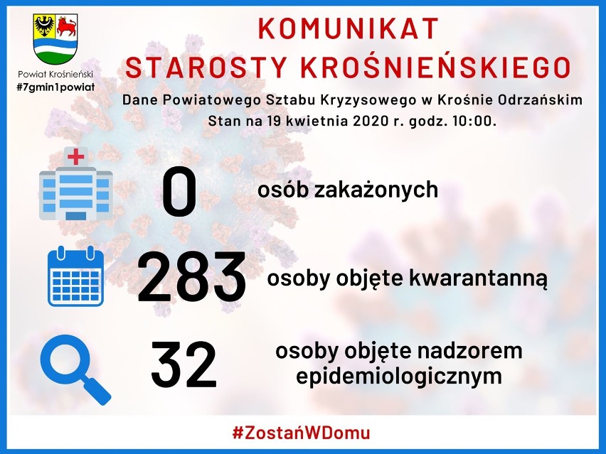 W powiecie krośnieńskim wciąż nie odnotowano ani jednego...