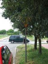 Wieluń: Niewidoczny znak zagrożeniem dla kierowców