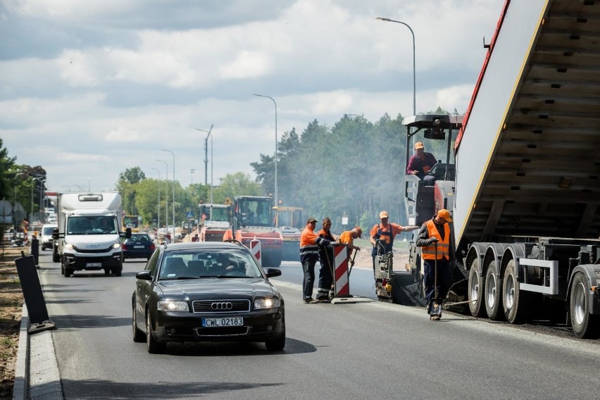 Buspas w ulicy Gdańskiej - Myślęcinek.