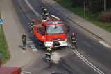 Plama oleju w Wodzisławiu Śl.: strażacy interweniowali na Pszowskiej