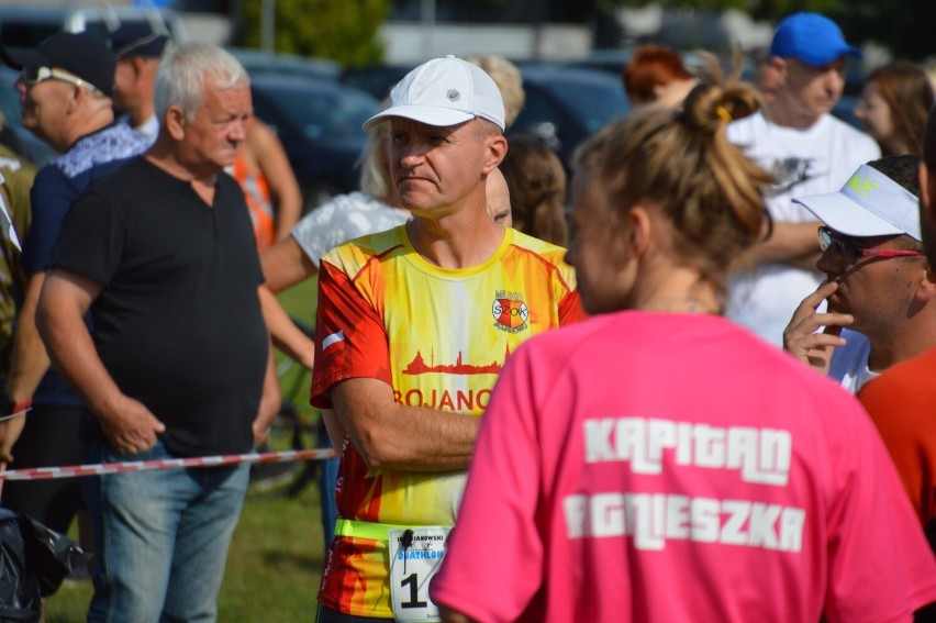 IV Bojanowski Duathlon. Na zawody w Tarchalinie przyjechali spragnieni sportowych wrażeń zawodnicy z całego regionu [ZDJĘCIA]