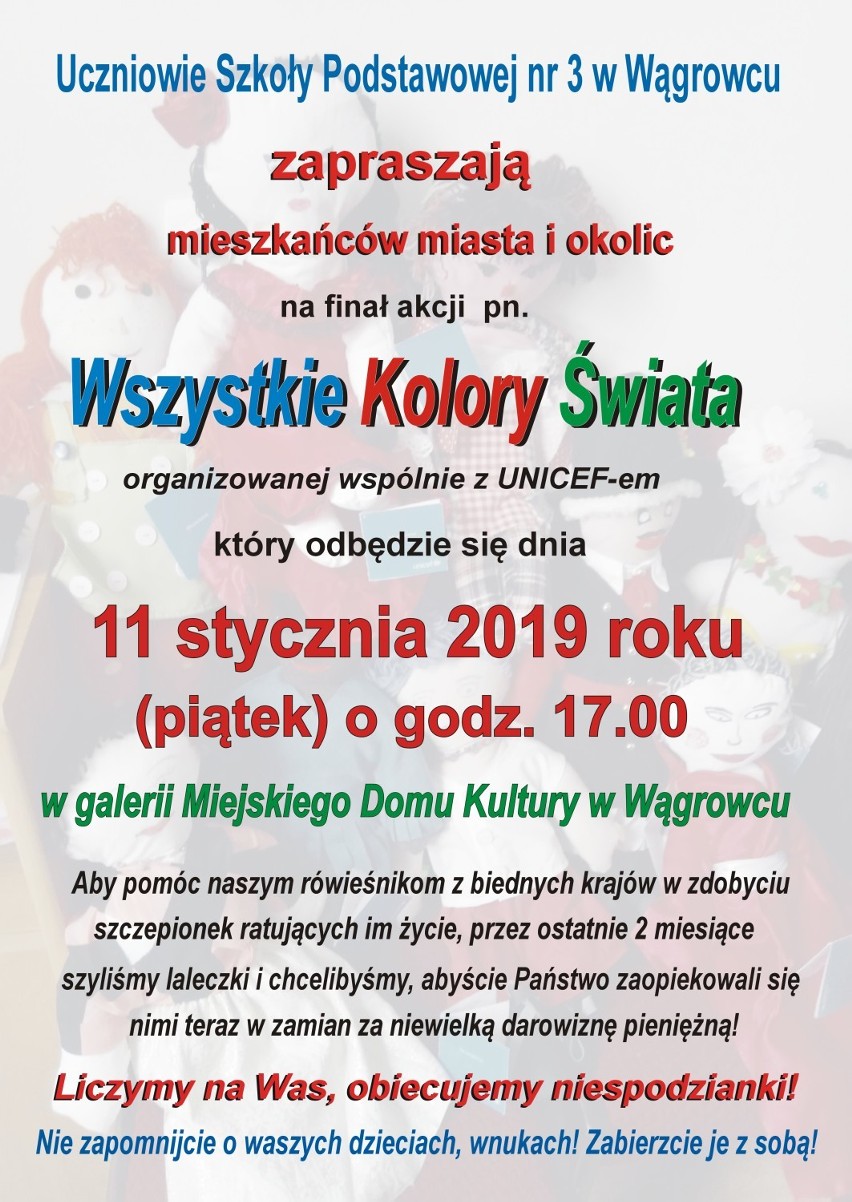 Uczniowie ze Szkoły nr 3 w Wągrowcu ratują dzieci na świecie