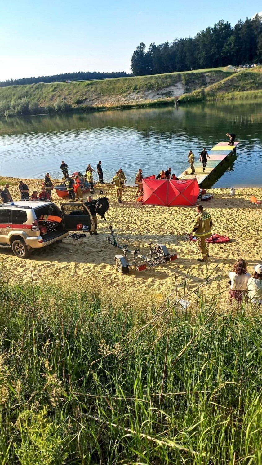 Tragedia na Mazowszu. 44-latek utonął na dzikim kąpielisku