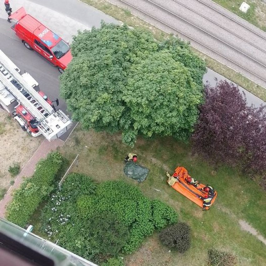 Matka z rocznym dzieckiem nie chciała otworzyć drzwi kuratorowi w Częstochowie. Obawiano się o ich życie