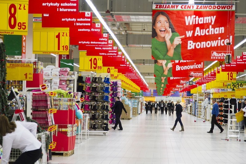 Galeria Bronowice. Największy w Polsce Auchan otwarty