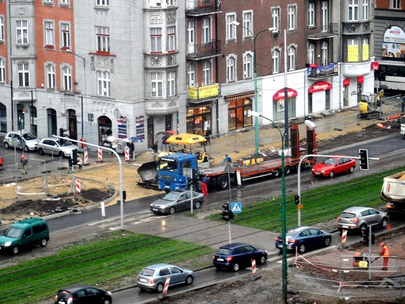 Remont alei Korfantego w ramach przebudowy centrum Katowic