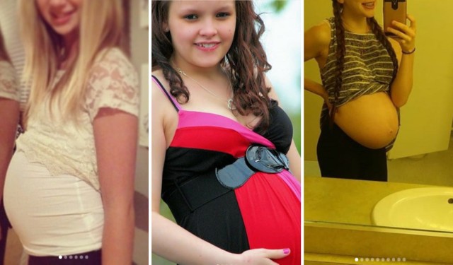 Wstrząsający trend na Instagramie! Uczennice podstawówki z dumą prezentują ciążowe brzuchy. To się w głowie nie mieści!