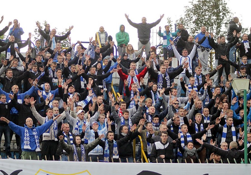 Stomil Olsztyn - GKS Tychy. Kibice na trybunach [ZDJĘCIA]