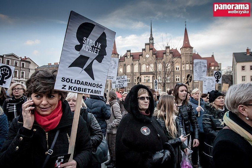 Międzynarodowy Strajk Kobiet w Wałbrzychu