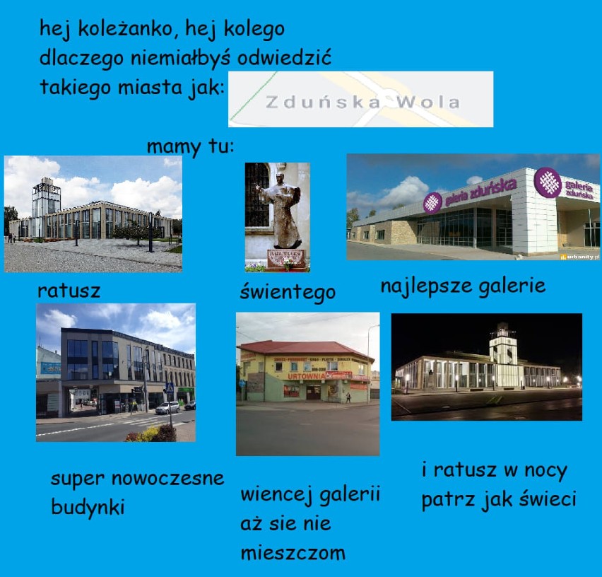 Memy o Zduńskiej Woli i Sieradzu. Z czego śmieją się...