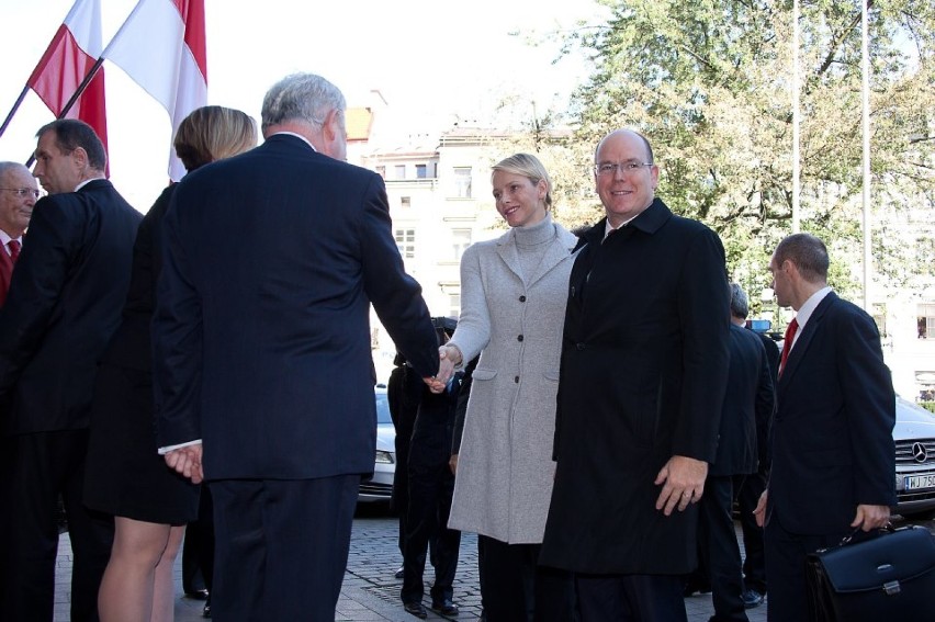 Książę Monako Albert II wraz z Księżną Charlene odwiedzili Kraków