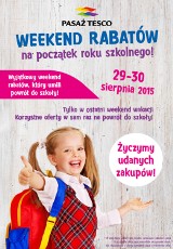 Weekend rabatów na początek roku szkolnego!