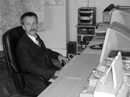 Jednym z dyżurnych w CZK jest Andrzej Cierpiał.  Fot: JAKUB MORKOWSKI