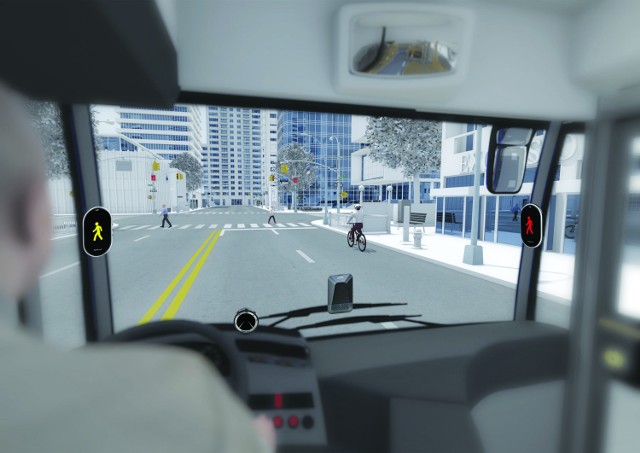 Autobusy w Warszawie mają "oczy". MZA testuje nowy system ostrzegający kierowców przed pieszymi i rowerzystami