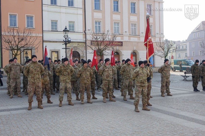Bolesławiec: Pożegnanie żołnierzy amerykańskich 