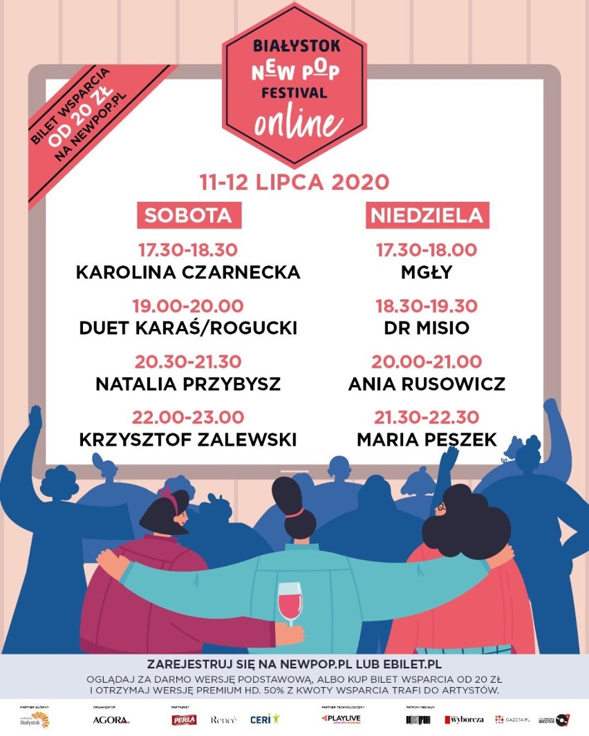 Białystok New Pop Festival 2020. Muzyczne show przez internet