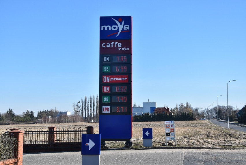 Ile w sobotni poranek kosztowała benzyna, diesel i gaz na stacjach w Chodzieży? Stan na 12 marca 2022