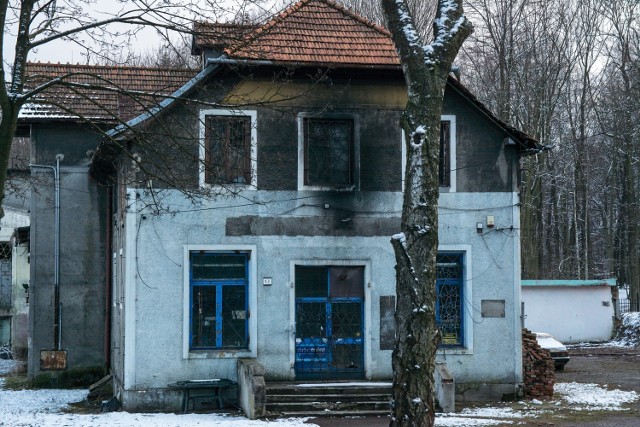 Tak wygląda ruina budynku po byłym GS w Bolesławiu, przy ulicy Głównej.