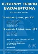 II Jesienny Turniej Badmintona - Smólnik 2016
