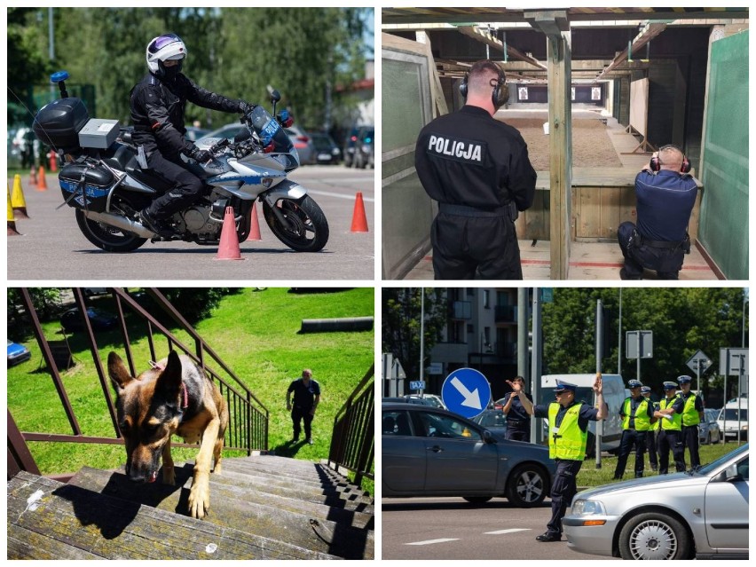 Podlascy policjanci prewencji i drogówki walczyli w Białymstoku o tytuł najlepszego [zdjecia, wideo]