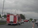 Wypadek na DTŚ w Katowicach w stronę Sosnowca. Kobieta uderzyła w barierkę