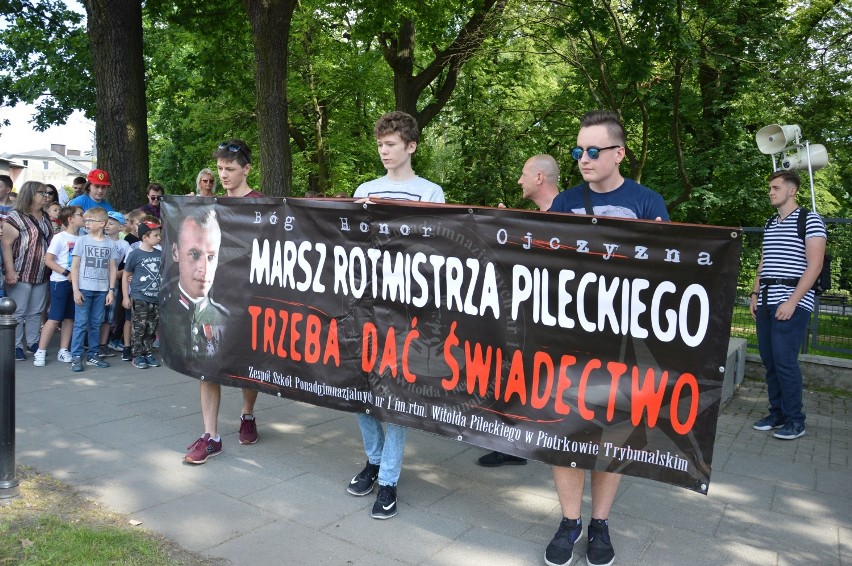 Marsz rtm. Witolda Pileckiego w Piotrkowie