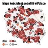 Mapa kościelnej pedofilii w Polsce od dziś w internecie. Jest na niej także Piła