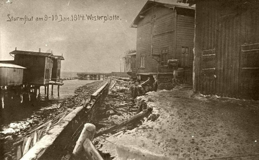 Po sztormie - Westerplatte w 1914 r.