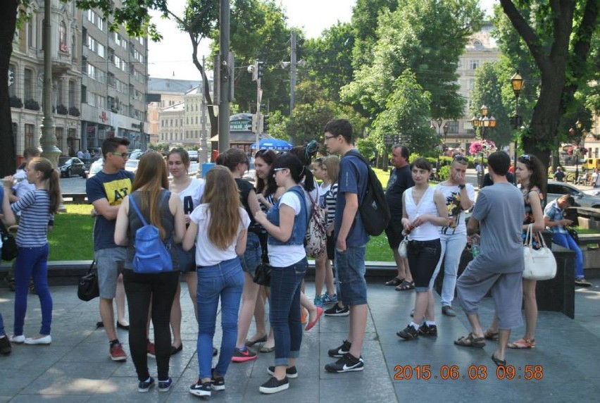 Uczniowie Zespołu Szkół w Porębie na Ukrainie
