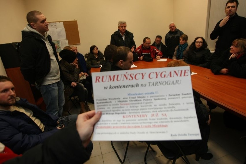 Protest na Tarnogaju. Nie chcą Romów
